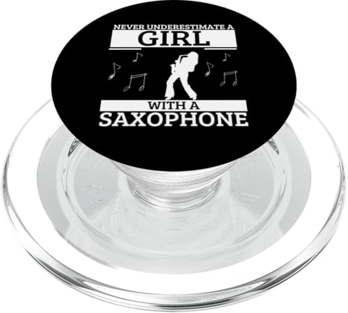 Never Underestimate A Girl With Saxophon Women Saxophonist PopSockets PopGrip für MagSafe Never Underestimate A Girl With Saxophon Women Saxophonist PopSockets PopGrip für MagSafe von Funny Baritone Saxophone Gift For Saxophone Player