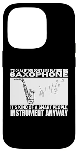 Saxophon Is For Smart People Lustiger Saxophonist Hülle für iPhone 14 Pro von Funny Baritone Saxophone Gift For Saxophone Player