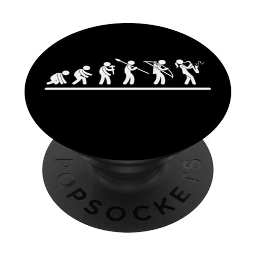 Saxophonspieler Evolution Women Funny Saxophonist PopSockets Klebender PopGrip Saxophonspieler Evolution Women Funny Saxophonist PopSockets Klebender PopGrip von Funny Baritone Saxophone Gift For Saxophone Player