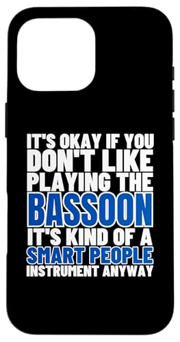 Fagott Is For Smart People Lustiger Fagott Hülle für iPhone 16 Pro Max Fagott Is For Smart People Lustiger Fagott Hülle für iPhone 16 Pro Max von Funny Bassoon Gifts And Accessories