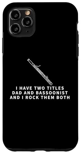 Fagott und Papa stolz, lustiger Fagott Hülle für iPhone 11 Pro Max Fagott und Papa stolz, lustiger Fagott Hülle für iPhone 11 Pro Max von Funny Bassoon Gifts And Accessories