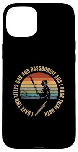 Fagott und Papa stolz, lustiger Fagott Hülle für iPhone 15 Plus Fagott und Papa stolz, lustiger Fagott Hülle für iPhone 15 Plus von Funny Bassoon Gifts And Accessories