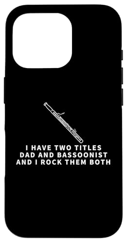 Fagott und Papa stolz, lustiger Fagott Hülle für iPhone 16 Pro Fagott und Papa stolz, lustiger Fagott Hülle für iPhone 16 Pro von Funny Bassoon Gifts And Accessories