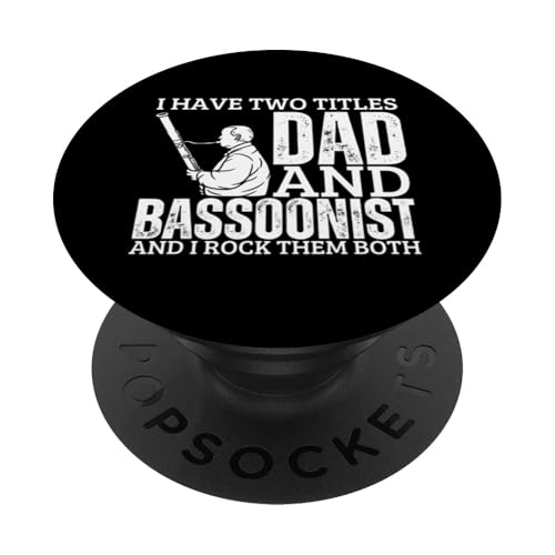 Fagott und Papa stolz, lustiger Fagott PopSockets Klebender PopGrip Fagott und Papa stolz, lustiger Fagott PopSockets Klebender PopGrip von Funny Bassoon Gifts And Accessories
