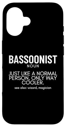 Fagottist Definition Fagott Stolzer Lustiger Fagottspieler Hülle für iPhone 16 Fagottist Definition Fagott Stolzer Lustiger Fagottspieler Hülle für iPhone 16 von Funny Bassoon Gifts And Accessories