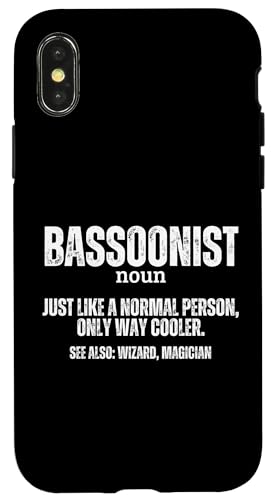 Fagottist Definition Fagott Stolzer Lustiger Fagottspieler Hülle für iPhone X/XS Fagottist Definition Fagott Stolzer Lustiger Fagottspieler Hülle für iPhone X/XS von Funny Bassoon Gifts And Accessories