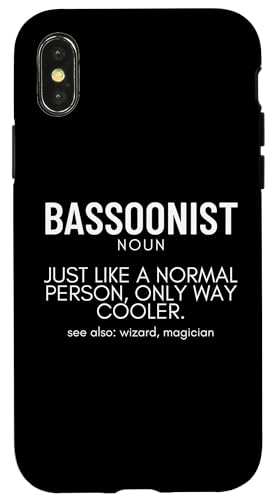 Fagottist Definition Fagott Stolzer Lustiger Fagottspieler Hülle für iPhone X/XS Fagottist Definition Fagott Stolzer Lustiger Fagottspieler Hülle für iPhone X/XS von Funny Bassoon Gifts And Accessories