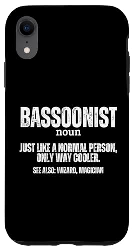 Fagottist Definition Fagott Stolzer Lustiger Fagottspieler Hülle für iPhone XR Fagottist Definition Fagott Stolzer Lustiger Fagottspieler Hülle für iPhone XR von Funny Bassoon Gifts And Accessories
