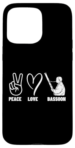 Fagottist Peace Love Fagott Stolzer Männer Fagottspieler Hülle für iPhone 15 Pro Max Fagottist Peace Love Fagott Stolzer Männer Fagottspieler Hülle für iPhone 15 Pro Max von Funny Bassoon Gifts And Accessories