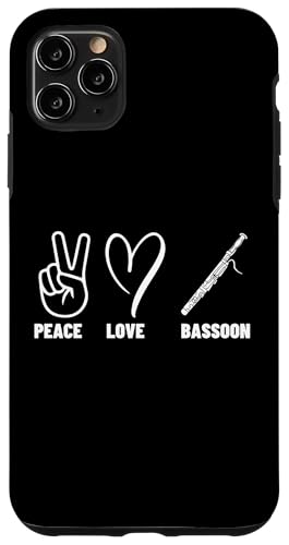 Fagottist Peace Love Fagott Stolzer Männer Frauen Fagott Spieler Hülle für iPhone 11 Pro Max Fagottist Peace Love Fagott Stolzer Männer Frauen Fagott Spieler Hülle für iPhone 11 Pro Max von Funny Bassoon Gifts And Accessories