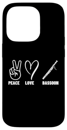 Fagottist Peace Love Fagott Stolzer Männer Frauen Fagott Spieler Hülle für iPhone 14 Pro Fagottist Peace Love Fagott Stolzer Männer Frauen Fagott Spieler Hülle für iPhone 14 Pro von Funny Bassoon Gifts And Accessories