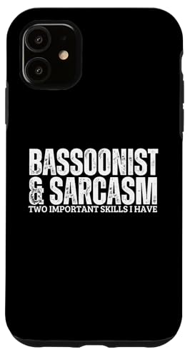 Fagottist und Sarkasmus Lustiger Fagottspieler Hülle für iPhone 11 Fagottist und Sarkasmus Lustiger Fagottspieler Hülle für iPhone 11 von Funny Bassoon Gifts And Accessories