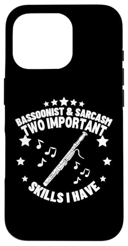 Fagottist und Sarkasmus Lustiger Fagottspieler Hülle für iPhone 16 Pro Fagottist und Sarkasmus Lustiger Fagottspieler Hülle für iPhone 16 Pro von Funny Bassoon Gifts And Accessories