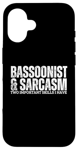 Fagottist und Sarkasmus Lustiger Fagottspieler Hülle für iPhone 16 Fagottist und Sarkasmus Lustiger Fagottspieler Hülle für iPhone 16 von Funny Bassoon Gifts And Accessories