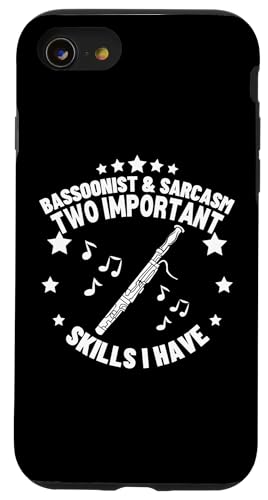 Fagottist und Sarkasmus Lustiger Fagottspieler Hülle für iPhone SE (2020) / 7 / 8 von Funny Bassoon Gifts And Accessories
