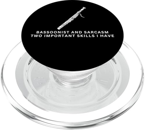 Fagottist und Sarkasmus Lustiger Fagottspieler PopSockets PopGrip für MagSafe Fagottist und Sarkasmus Lustiger Fagottspieler PopSockets PopGrip für MagSafe von Funny Bassoon Gifts And Accessories