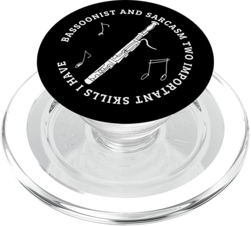 Fagottist und Sarkasmus Lustiger Fagottspieler PopSockets PopGrip für MagSafe Fagottist und Sarkasmus Lustiger Fagottspieler PopSockets PopGrip für MagSafe von Funny Bassoon Gifts And Accessories