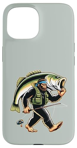 Bigfoot-Fischer fangen Großmaulbarsch beim Angeln im Freien Hülle für iPhone 15 Bigfoot-Fischer fangen Großmaulbarsch beim Angeln im Freien Hülle für iPhone 15 von Funny Bigfoot Fishing Largemouth Bass Fisherman
