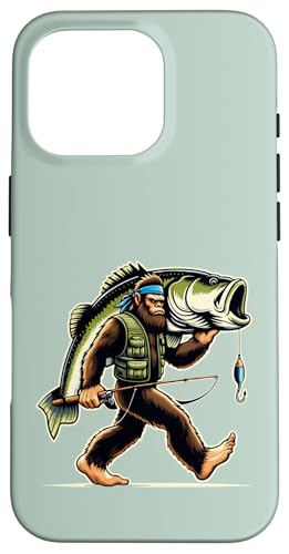 Bigfoot-Fischer fangen Großmaulbarsch beim Angeln im Freien Hülle für iPhone 16 Pro Bigfoot-Fischer fangen Großmaulbarsch beim Angeln im Freien Hülle für iPhone 16 Pro von Funny Bigfoot Fishing Largemouth Bass Fisherman