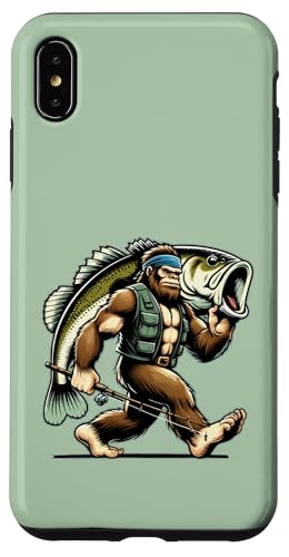 Bigfoot-Fischer fangen Großmaulbarsch beim Angeln im Freien Hülle für iPhone XS Max Bigfoot-Fischer fangen Großmaulbarsch beim Angeln im Freien Hülle für iPhone XS Max von Funny Bigfoot Fishing Largemouth Bass Fisherman