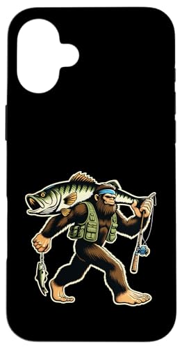 Bigfoot Fisherman Largemouth Bass Angler Lustiger Angelbarsch Hülle für iPhone 16 Plus Bigfoot Fisherman Largemouth Bass Angler Lustiger Angelbarsch Hülle für iPhone 16 Plus von Funny Bigfoot Fishing Largemouth Bass Fisherman
