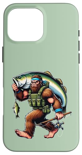 Bigfoot Fisherman Largemouth Bass Angler Lustiges Bassfischen Hülle für iPhone 16 Pro Max Bigfoot Fisherman Largemouth Bass Angler Lustiges Bassfischen Hülle für iPhone 16 Pro Max von Funny Bigfoot Fishing Largemouth Bass Fisherman