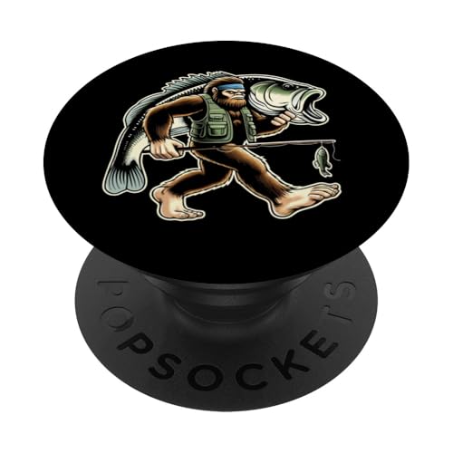 Bigfoot Fisherman Largemouth Bass Angler Lustiges Bassfischen PopSockets Klebender PopGrip Bigfoot Fisherman Largemouth Bass Angler Lustiges Bassfischen PopSockets Klebender PopGrip von Funny Bigfoot Fishing Largemouth Bass Fisherman