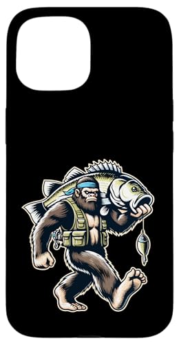 Bigfoot Fisherman Largemouth Bass Angler Sasquatch-Angeln Hülle für iPhone 15 Bigfoot Fisherman Largemouth Bass Angler Sasquatch-Angeln Hülle für iPhone 15 von Funny Bigfoot Fishing Largemouth Bass Fisherman