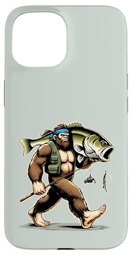 Bigfoot Fisherman Largemouth Bass Angler Sasquatch-Angeln Hülle für iPhone 15 Bigfoot Fisherman Largemouth Bass Angler Sasquatch-Angeln Hülle für iPhone 15 von Funny Bigfoot Fishing Largemouth Bass Fisherman
