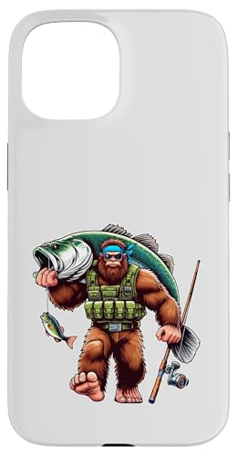 Bigfoot Fisherman Largemouth Bass Angler Sasquatch-Angeln Hülle für iPhone 15 Bigfoot Fisherman Largemouth Bass Angler Sasquatch-Angeln Hülle für iPhone 15 von Funny Bigfoot Fishing Largemouth Bass Fisherman