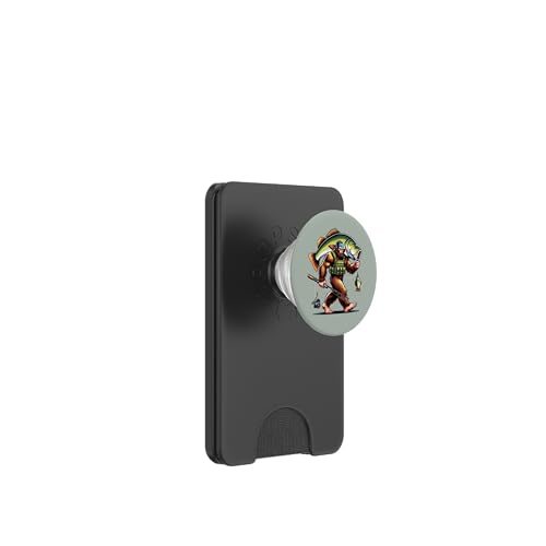 Bigfoot Fisherman Largemouth Bass Angler Sasquatch-Angeln PopSockets PopWallet für MagSafe von Funny Bigfoot Fishing Largemouth Bass Fisherman