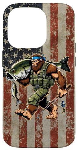 Bigfoot Fisherman mit Großbarsch und amerikanischer Flagge Hülle für iPhone 14 Pro Bigfoot Fisherman mit Großbarsch und amerikanischer Flagge Hülle für iPhone 14 Pro von Funny Bigfoot Fishing Largemouth Bass Fisherman