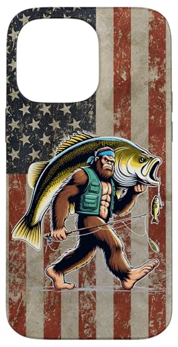 Largemouth Barsch Angeln Sasquatch Amerikanische Flagge Fischer Hülle für iPhone 14 Pro Max Largemouth Barsch Angeln Sasquatch Amerikanische Flagge Fischer Hülle für iPhone 14 Pro Max von Funny Bigfoot Fishing Largemouth Bass Fisherman