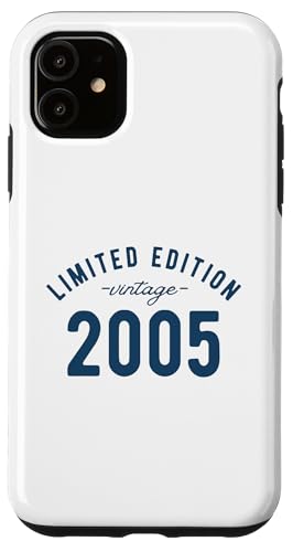 Limited Edition Vintage Birthday 2005 Blau Hülle für iPhone 11 Limited Edition Vintage Birthday 2005 Blau Hülle für iPhone 11 von Funny Birthday For Men and Women