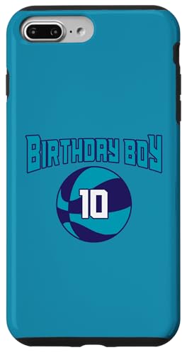 10 Jahre Geburtstag North Carolina Boy Basketball Athletic Hülle für iPhone 7 Plus/8 Plus 10 Jahre Geburtstag North Carolina Boy Basketball Athletic Hülle für iPhone 7 Plus/8 Plus von Funny Birthday Party Baller Basketball Apparel