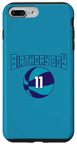 11 Jahre alt Geburtstag North Carolina Boy Basketball Athletic Hülle für iPhone 7 Plus/8 Plus 11 Jahre alt Geburtstag North Carolina Boy Basketball Athletic Hülle für iPhone 7 Plus/8 Plus von Funny Birthday Party Baller Basketball Apparel