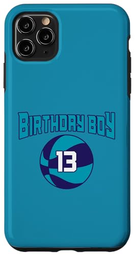 13 Jahre Geburtstag North Carolina Boy Basketball Athletic Hülle für iPhone 11 Pro Max 13 Jahre Geburtstag North Carolina Boy Basketball Athletic Hülle für iPhone 11 Pro Max von Funny Birthday Party Baller Basketball Apparel