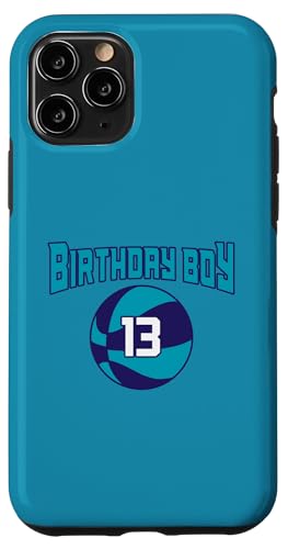13 Jahre Geburtstag North Carolina Boy Basketball Athletic Hülle für iPhone 11 Pro 13 Jahre Geburtstag North Carolina Boy Basketball Athletic Hülle für iPhone 11 Pro von Funny Birthday Party Baller Basketball Apparel
