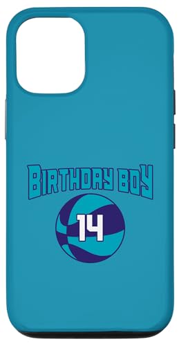 14 Jahre Geburtstag North Carolina Boy Basketball Athletic Hülle für iPhone 12/12 Pro 14 Jahre Geburtstag North Carolina Boy Basketball Athletic Hülle für iPhone 12/12 Pro von Funny Birthday Party Baller Basketball Apparel