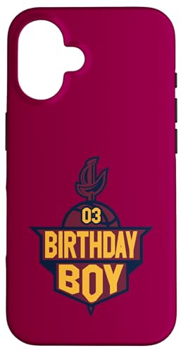 3 Jahre Geburtstag Ohio Boy Fun Basketball Athletic Hülle für iPhone 16 von Funny Birthday Party Baller Basketball Apparel