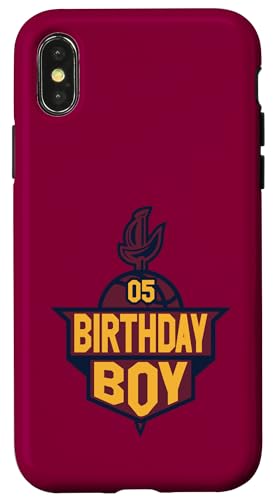 5 Jahre Geburtstag Ohio Boy Fun Basketball Athletic Hülle für iPhone X/XS 5 Jahre Geburtstag Ohio Boy Fun Basketball Athletic Hülle für iPhone X/XS von Funny Birthday Party Baller Basketball Apparel