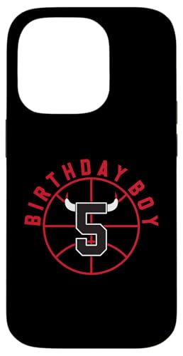 5 Years Old Birthday Boy Basketball mit Hörnern Grafik Hülle für iPhone 14 Pro 5 Years Old Birthday Boy Basketball mit Hörnern Grafik Hülle für iPhone 14 Pro von Funny Birthday Party Baller Basketball Apparel