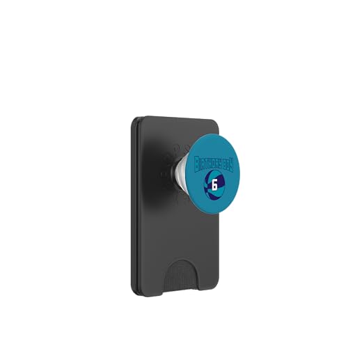 6 Jahre alt Geburtstag North Carolina Boy Basketball Athletic PopSockets PopWallet für MagSafe von Funny Birthday Party Baller Basketball Apparel