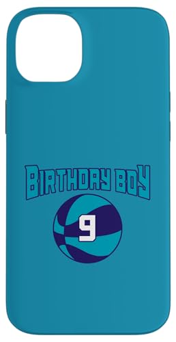 9 Jahre Geburtstag North Carolina Boy Basketball Athletic Hülle für iPhone 14 Plus 9 Jahre Geburtstag North Carolina Boy Basketball Athletic Hülle für iPhone 14 Plus von Funny Birthday Party Baller Basketball Apparel