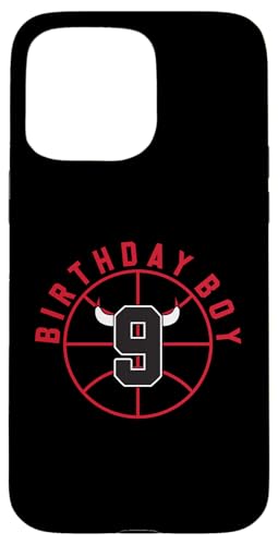9 Years Old Birthday Boy Basketball mit Hörnern Grafik Hülle für iPhone 15 Pro Max 9 Years Old Birthday Boy Basketball mit Hörnern Grafik Hülle für iPhone 15 Pro Max von Funny Birthday Party Baller Basketball Apparel