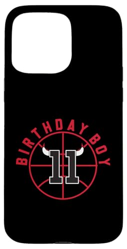 Basketball mit Hörnern zum 11. Geburtstag Hülle für iPhone 15 Pro Max Basketball mit Hörnern zum 11. Geburtstag Hülle für iPhone 15 Pro Max von Funny Birthday Party Baller Basketball Apparel