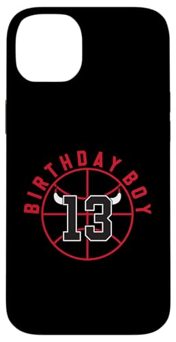 Basketball mit Hörnern zum 13. Geburtstag Hülle für iPhone 14 Plus Basketball mit Hörnern zum 13. Geburtstag Hülle für iPhone 14 Plus von Funny Birthday Party Baller Basketball Apparel