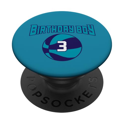 North Carolina Boy Basketball Athletic PopSockets Klebender PopGrip von Funny Birthday Party Baller Basketball Apparel