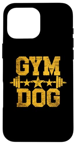 Fitnessstudio Hund Bedeutung Fitnessstudio Hundekostüm Gewichtheben Fitnessstudio Hund Hülle für iPhone 16 Pro Max von Funny Bodybuilding Gym Dog Clothing Gym Dog Shirt