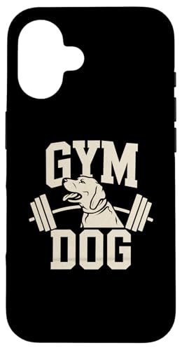 Fitnessstudio Hund Bedeutung Fitnessstudio Hundekostüm Gewichtheben Fitnessstudio Hund Hülle für iPhone 16 von Funny Bodybuilding Gym Dog Clothing Gym Dog Shirt